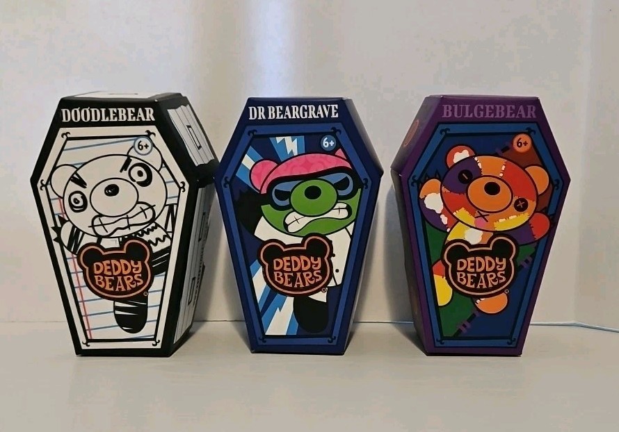 Deddy BEars, Doodlebear, Dr Beargrave And Bulgebear 3 Piece Bundle
