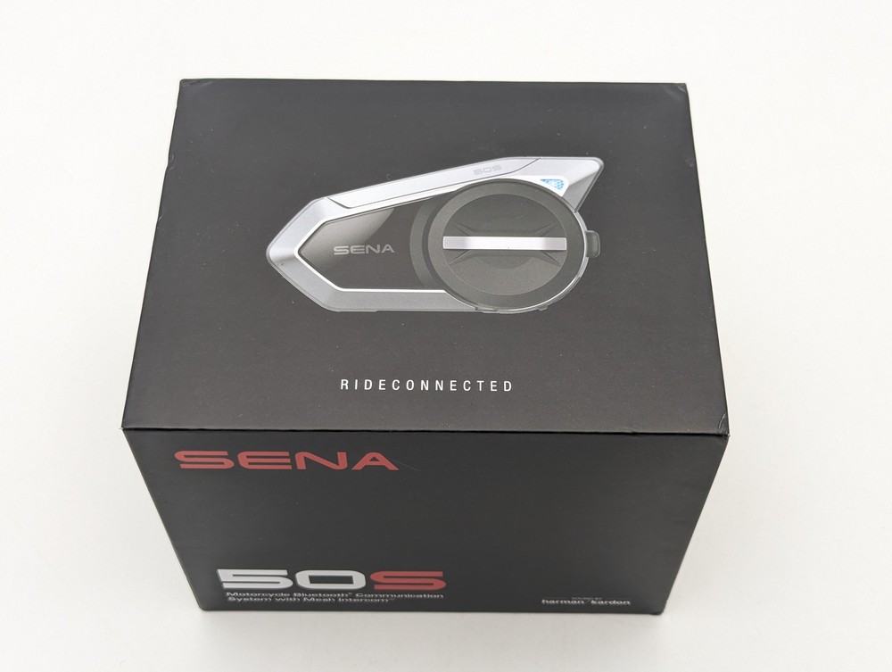 Sena 50S Motorcycle Bluetooth Communication System w/ Mesh Intercom | Pack of 1