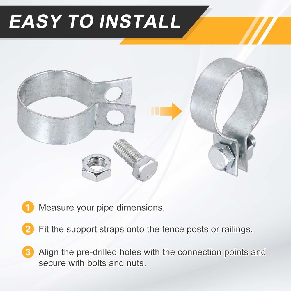 15 Steel Post Fastening Strips 2-15/16"