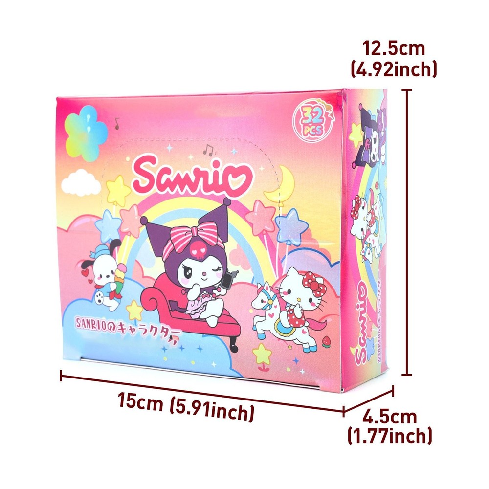 Sanrio Trading Cards 32 Pack Box Sealed Hello Kitty Cinnamon Roll complete Set