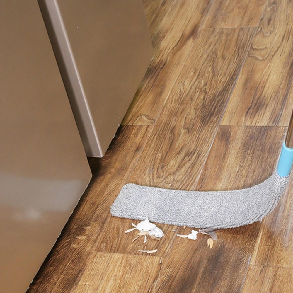 Flat Duster Retractable Long Handle Microfiber Duster Under Appliance