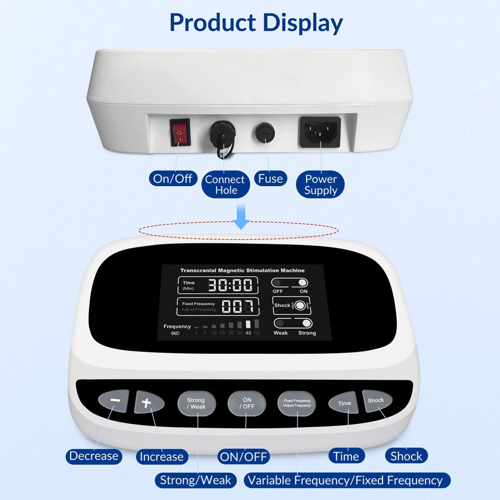 Brain Magnetic Stimulation rTMS Machine for Schizophrenia Depression Recovery