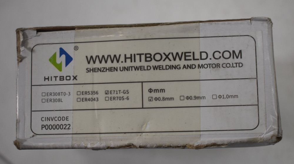 Hitbox Flux Core Welding Wire .030" E71T-GS MIG Welding Wire 2.2lb Spool