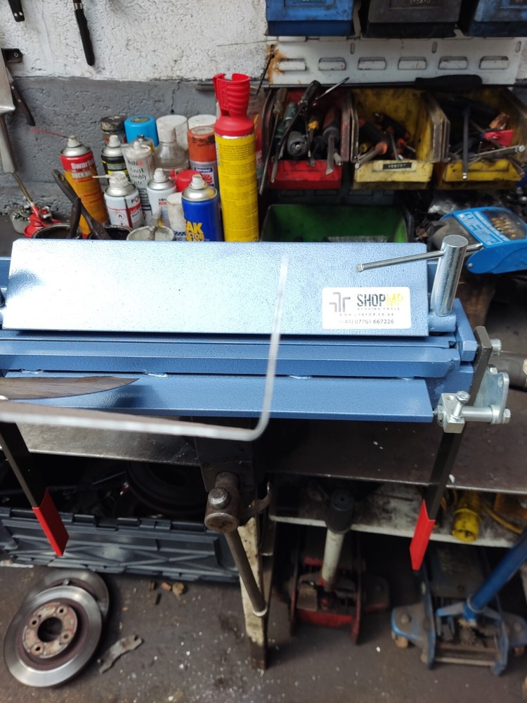 Sheet metal folder 300/2mm, 12in / 2mm, metal bender + angular scale + limiter