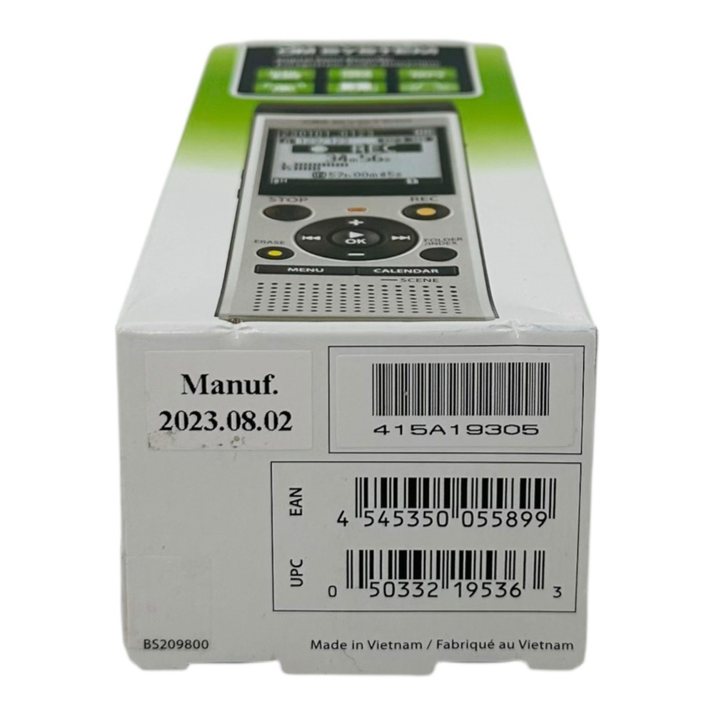 OM System WS-882 Digital Voice Recorder Silver-Sealed Box