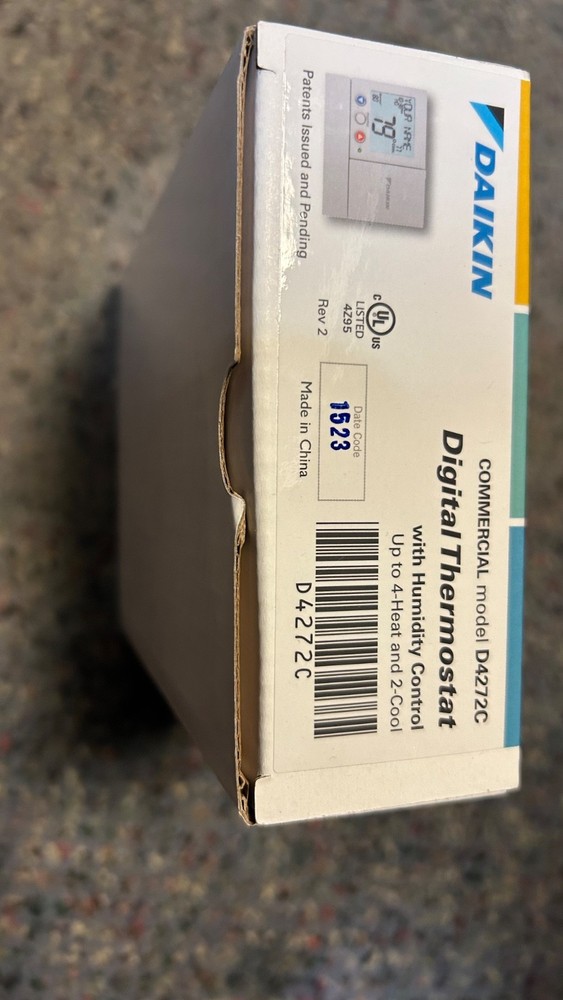 Daikin Digital T-Stat - Model:D4272C WIFI ready…