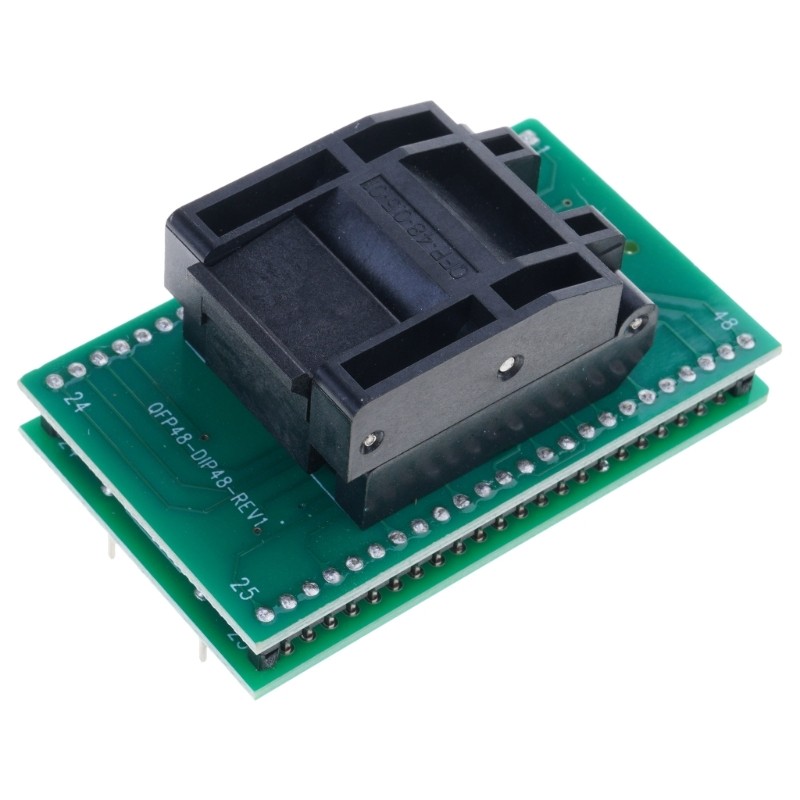QFP48 to DIP48 Programmer Converter Socket for Testing and Programming