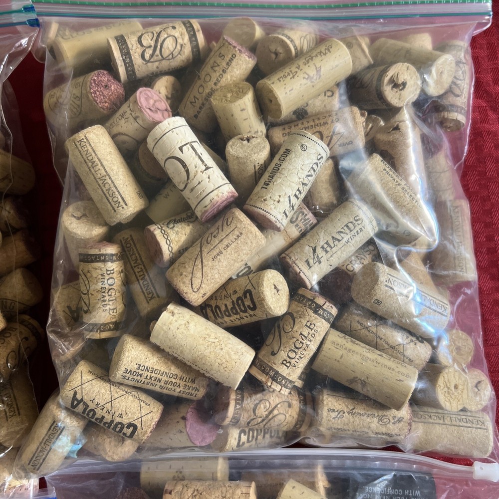 Lot of 400+ Assorted Wine Corks Used