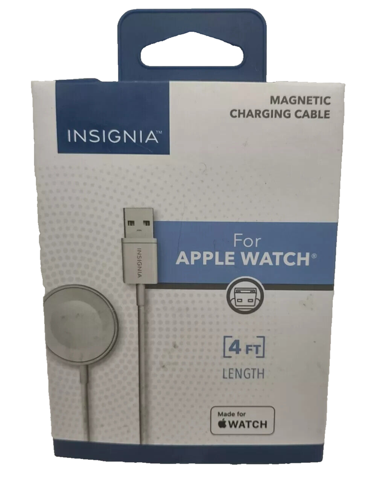 Insignia- Apple Watch Magnetic Charging Cable (4') - White