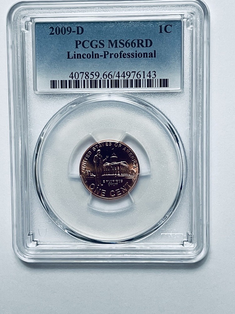 2009-D Lincoln Bicentennial Reverse Professional Cent PCGS MS66RD
