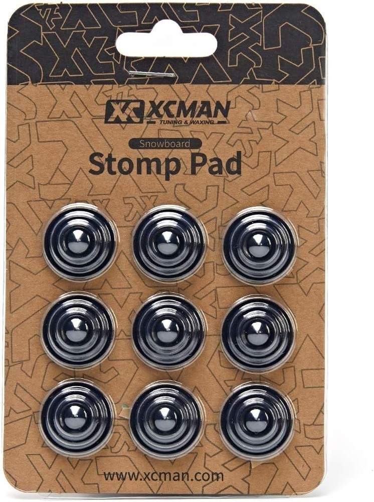 Aluminum Snowboard Stomp Pad 7.87 Inch 4 Layer Cone Studs 9 Piece Set Durable