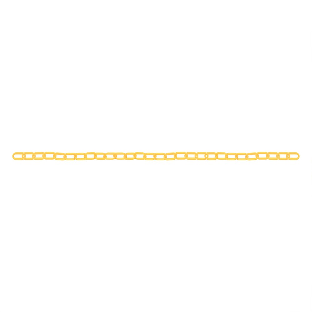 Chain Plastic Barrier Chain Safety Orange 200ft Link Diameter S-shaped Hooks