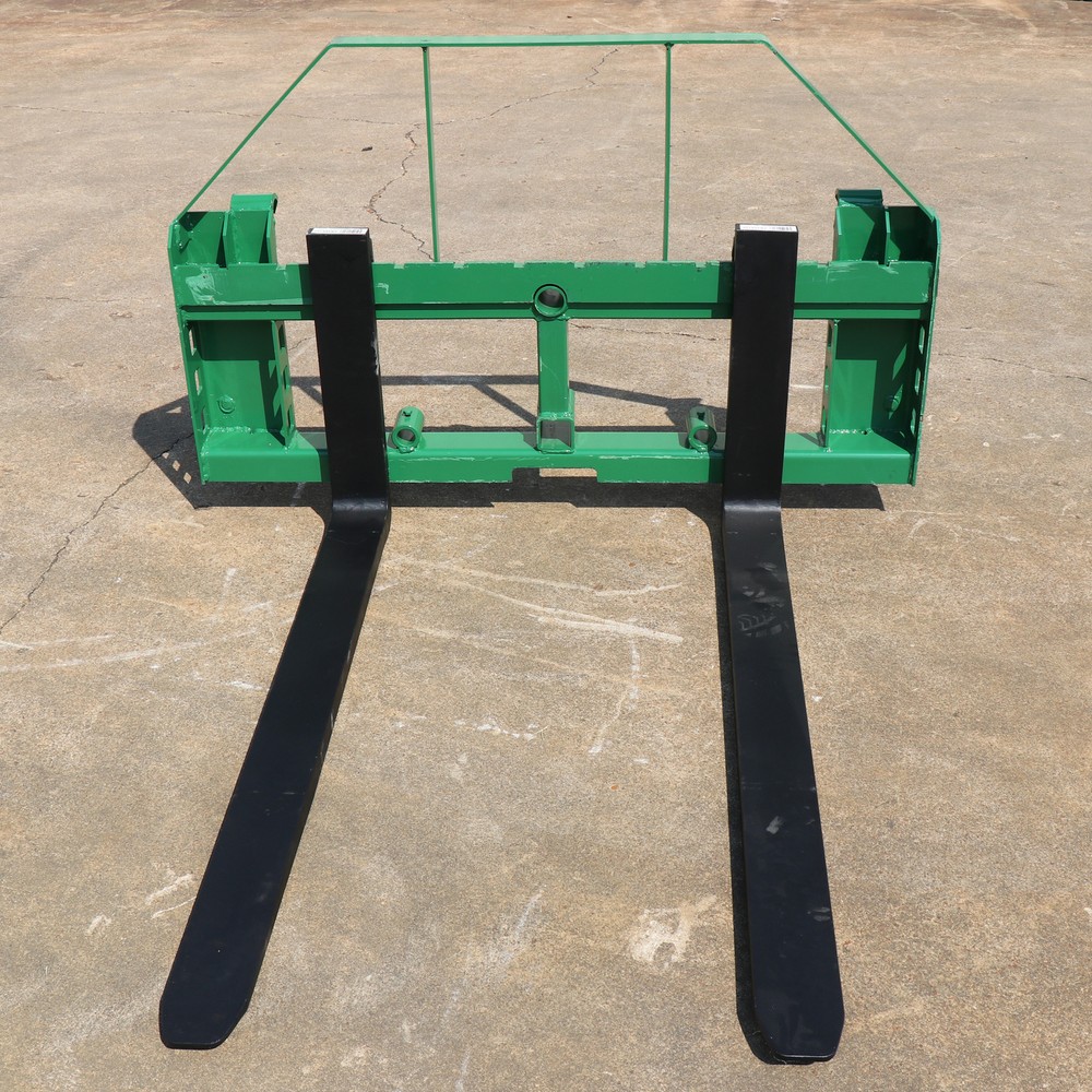 Titan Attachments Pallet Fork Frame with Receiver Hitch and Fork Blades 48"
