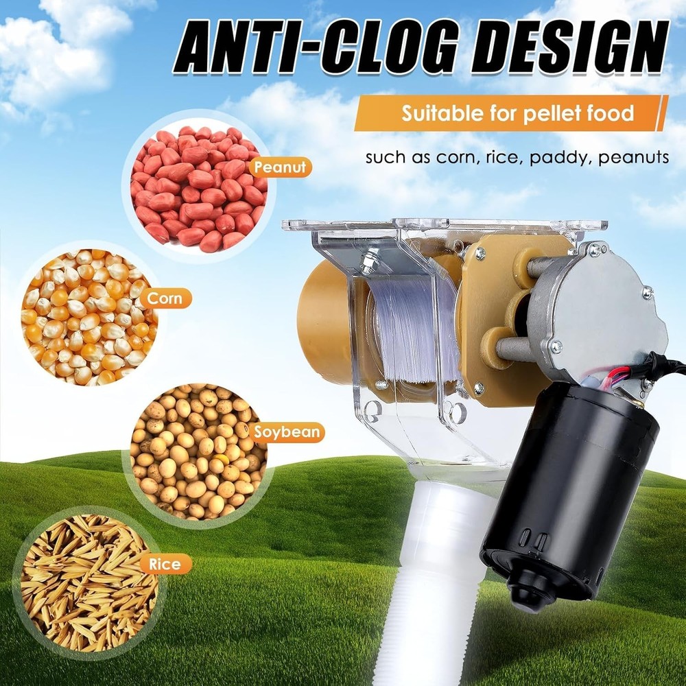 Timed Automatic Chicken Feeder 16 Groups of Timer & Quantitative Poultry Feeders