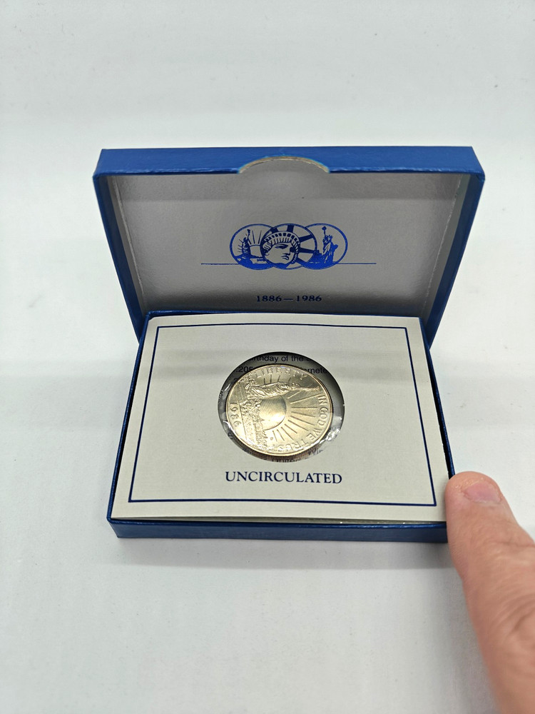 1986 Statue Of Liberty Commemorative Silver Half Dollar