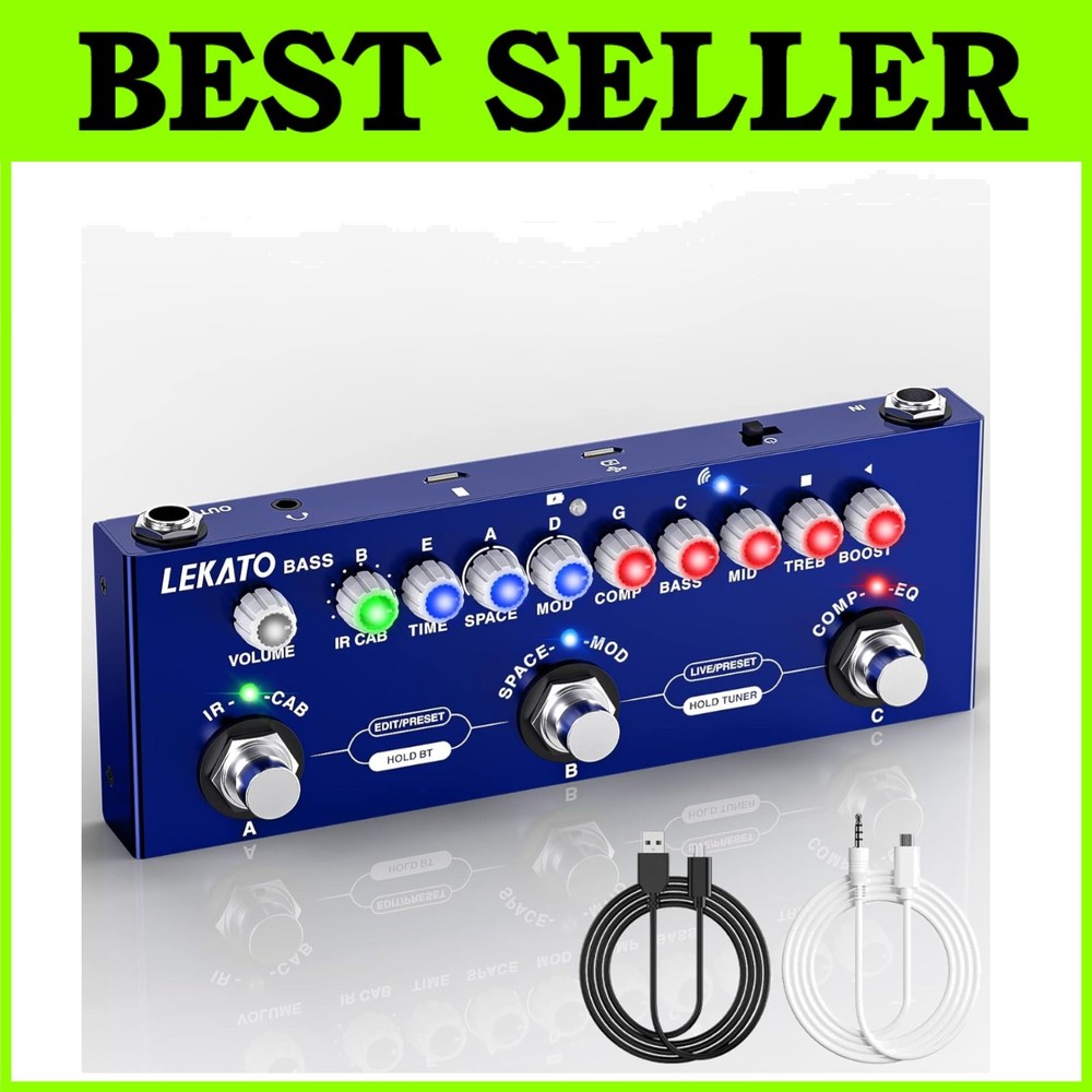 Bass Guitar Multi Effects with Chorus and Delay=