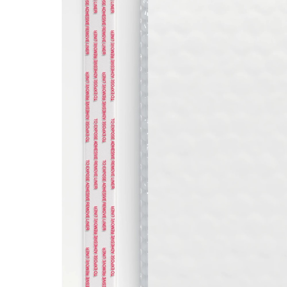 Duck Max Strength Self-Sealing Poly Bubble Mailer #0, 6" x 9", Solid White, 25 P