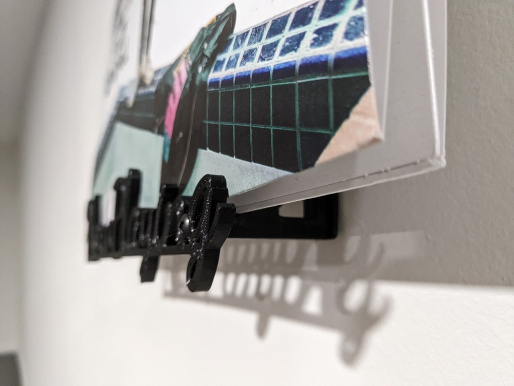 NOW PLAYING - Vinyl Record Display / Wall Mount / Shelf Storage - 3D Printed