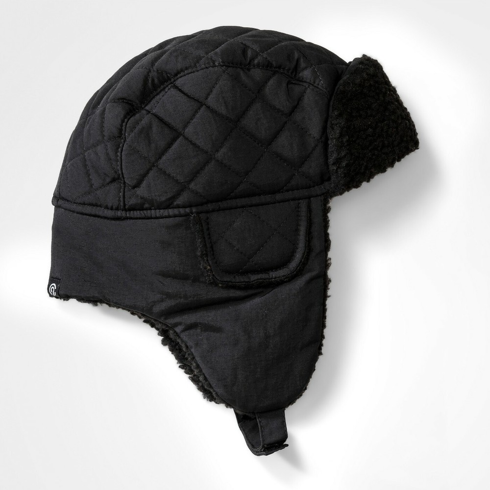 NWT Boys' Trapper Hat - C9 Champion Black One Size