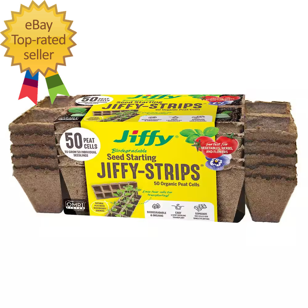 Peat Strips Seed Starter Kit - 50 Pots
