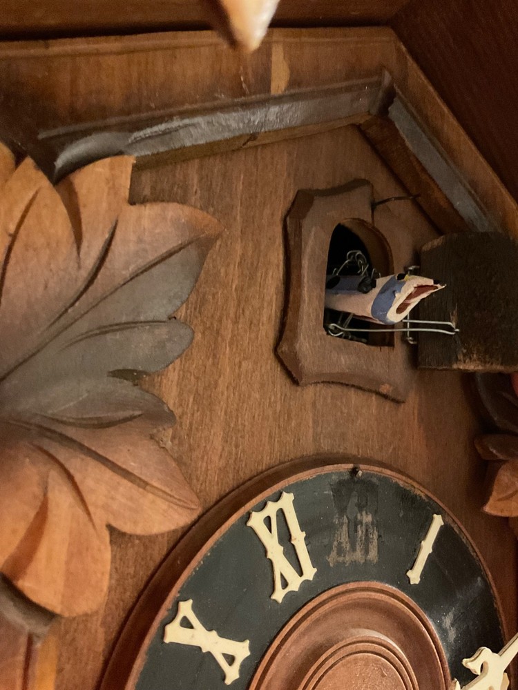 Vintage Germany Cuckoo Clock - Works -