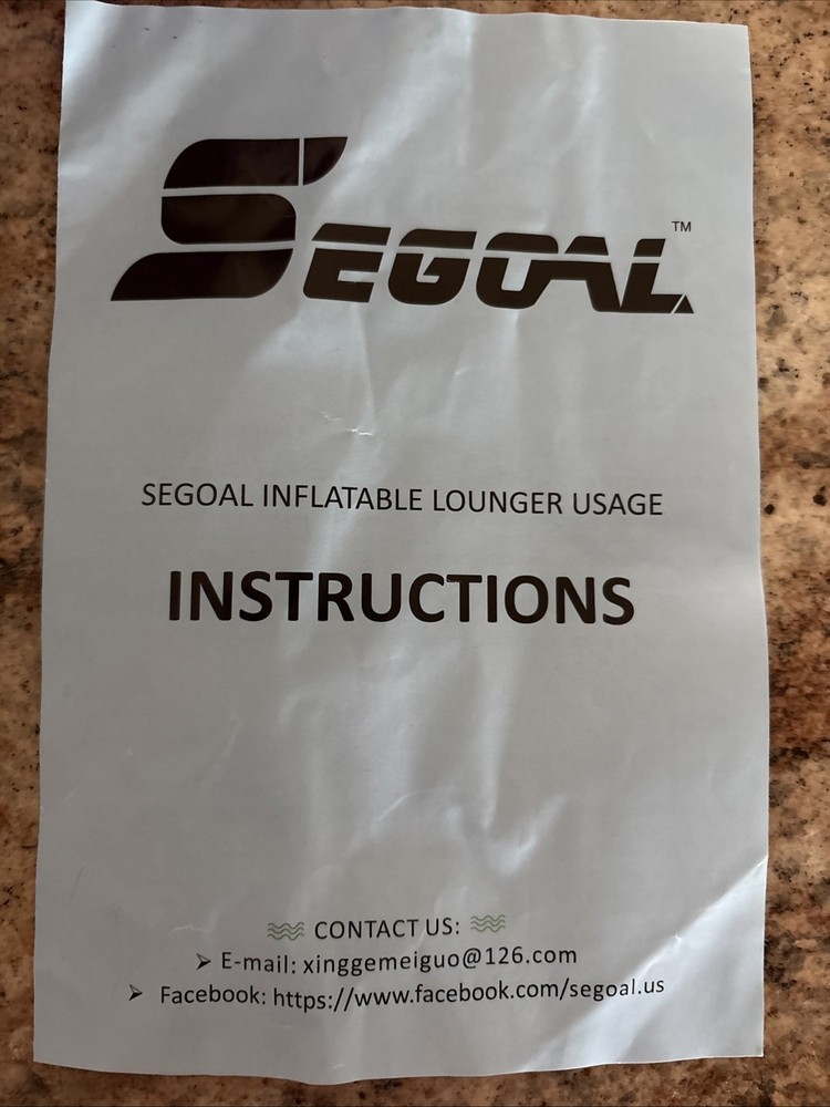 Segoal Inflatable Lounger