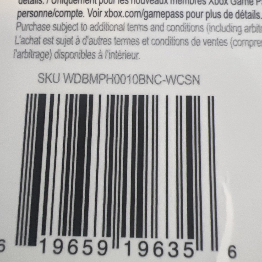 S - WDBMPH0010BNC-WCSN