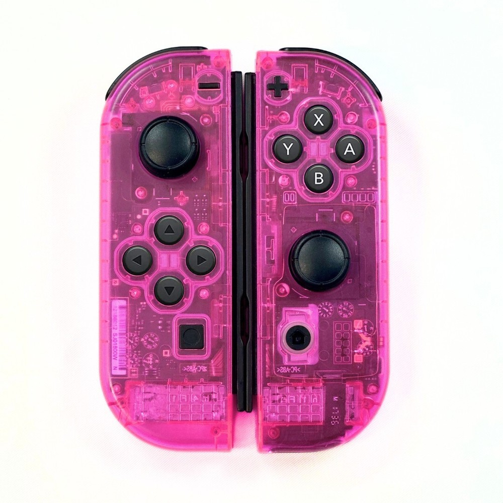 Clear Custom Never Drift Hall Effect Nintendo Switch Joy-Cons OEM Authentic