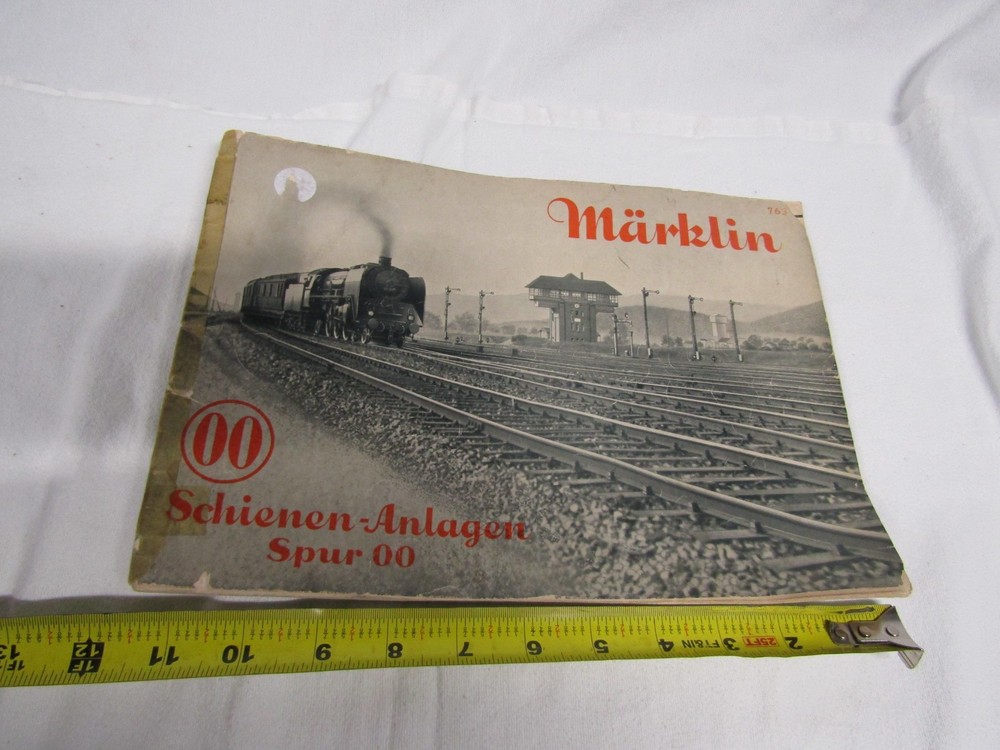 VINTAGE Model Train Catalog Marklin HO GERMAN GERMAY RAILROAD GUIDE