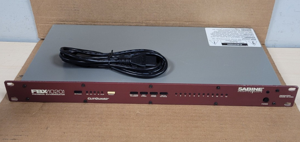 Sabine FBX 1020 Plus Feedback Exterminator (TESTED)