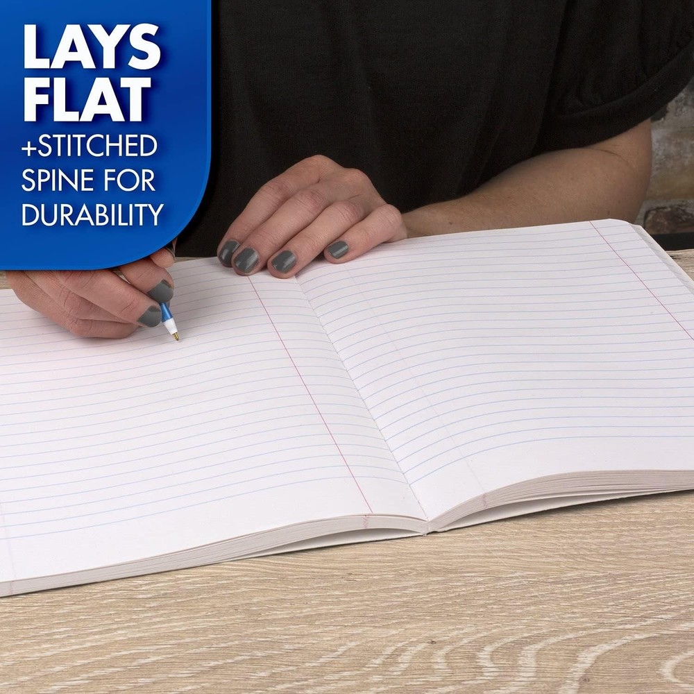 Versatile Black Marble Composition Notebooks, 3 Count, Ideal for Journaling