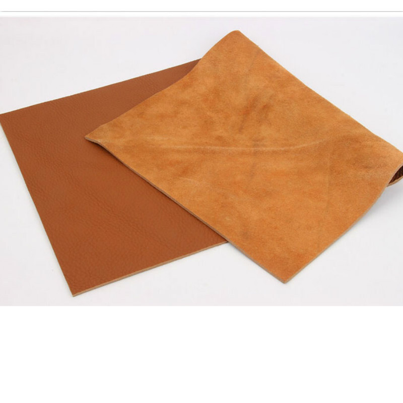 3.5mm Thickened Cowhide Genuine Leather Fabric First Layer Lychee Grain Material
