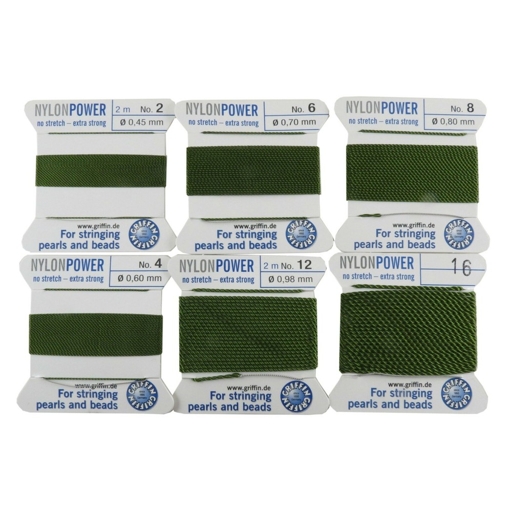 100% NYLON Cord Griffin Beading Stringing Thread COLORFUL EXTRA STRONG