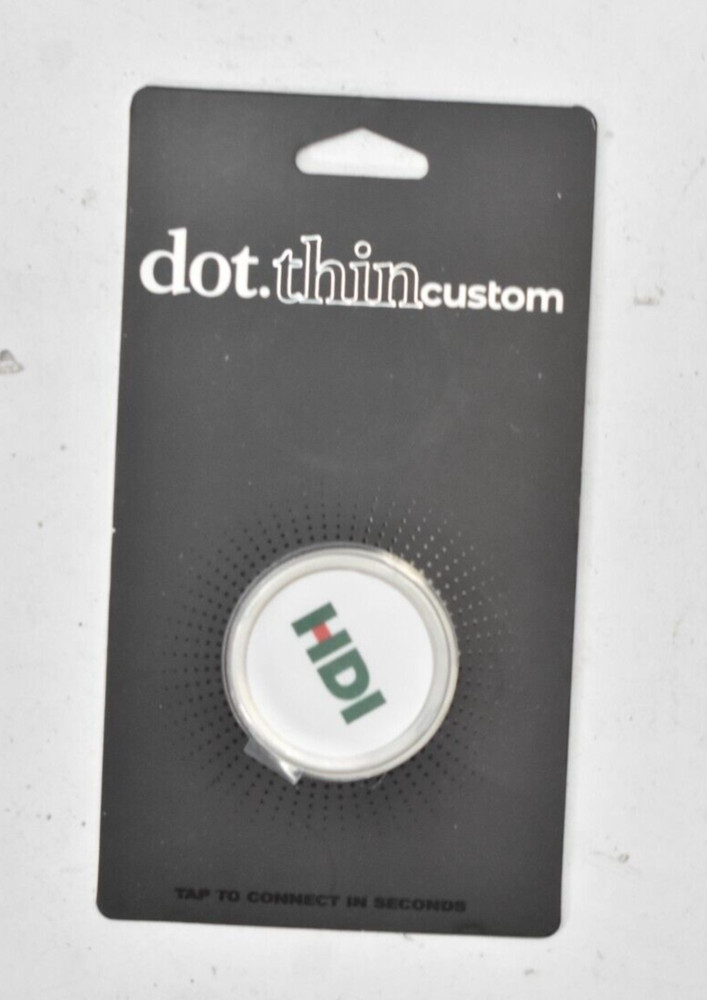 Dot.Classic White Brand Dot Dome Shaped Epoxy Phone Attachment Network Dot.Thin