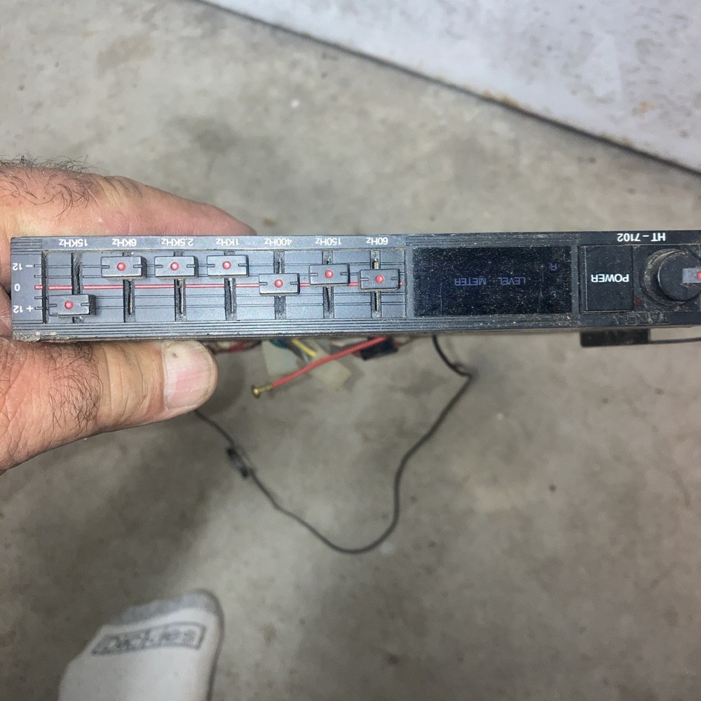 Targa Ht-7102 Car Equalize old school powered equalizer box BB
