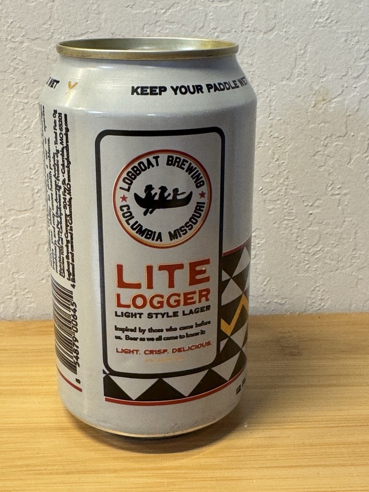 Logboat Lite Logger - Columbia, MO - Empty Beer Can Bottom Opened