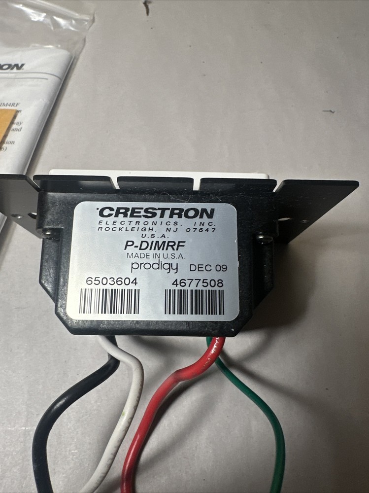 CRESTRON P-DIMRF SINGLE BUTTON PRODIGY WIRELESS DIMMER 6503604