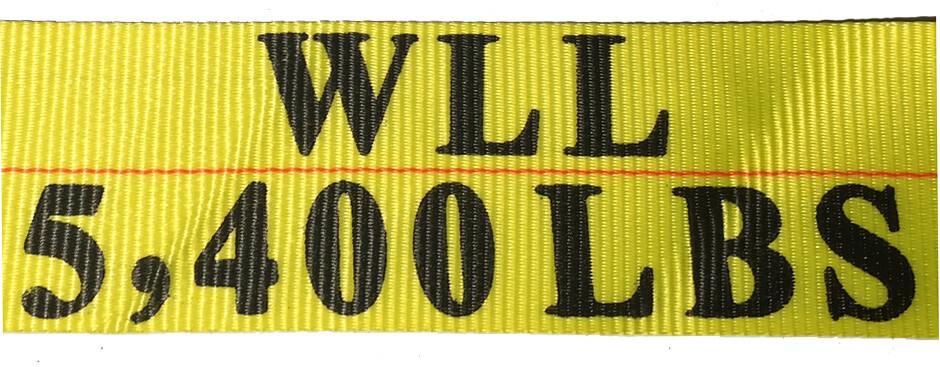 (4 Pack) 4 in. x 50 ft. Winch Strap with Flat Hook