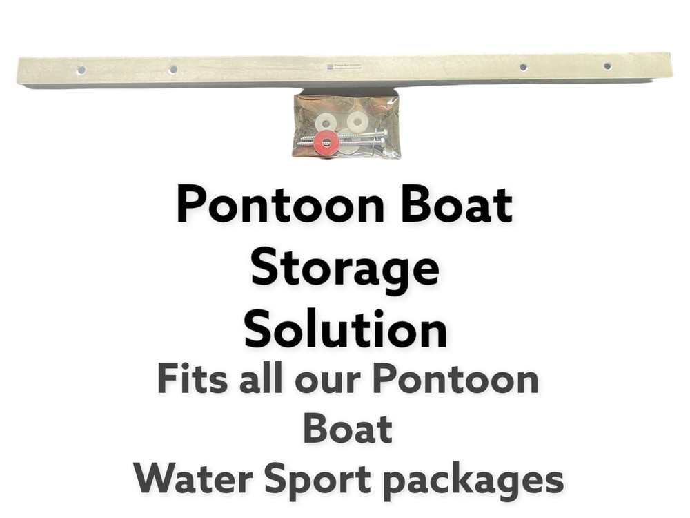 Pontoon Boat Wake Board/Paddle Board Solution with Storage Solution