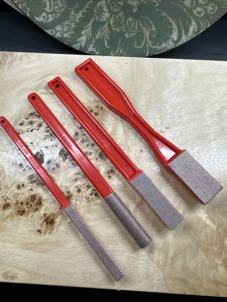 3M Flexible Diamond Hand File White Set, 74 Micron, Medium, 6"