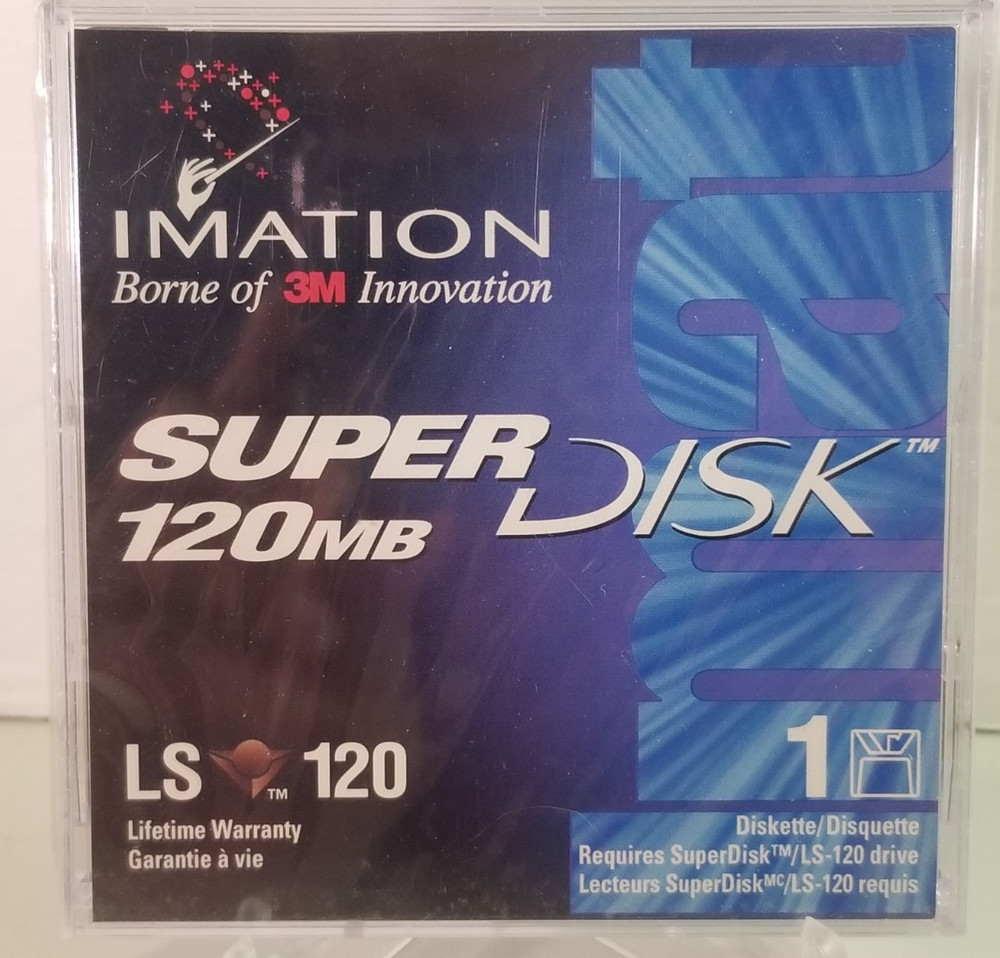 IMATION SUPER DISK  120 MB  New Sealed