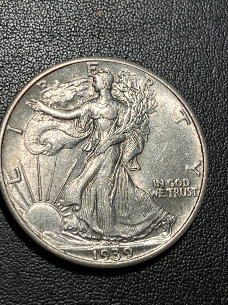 1939 Walking Liberty Half Dollar AU Nice Strike
