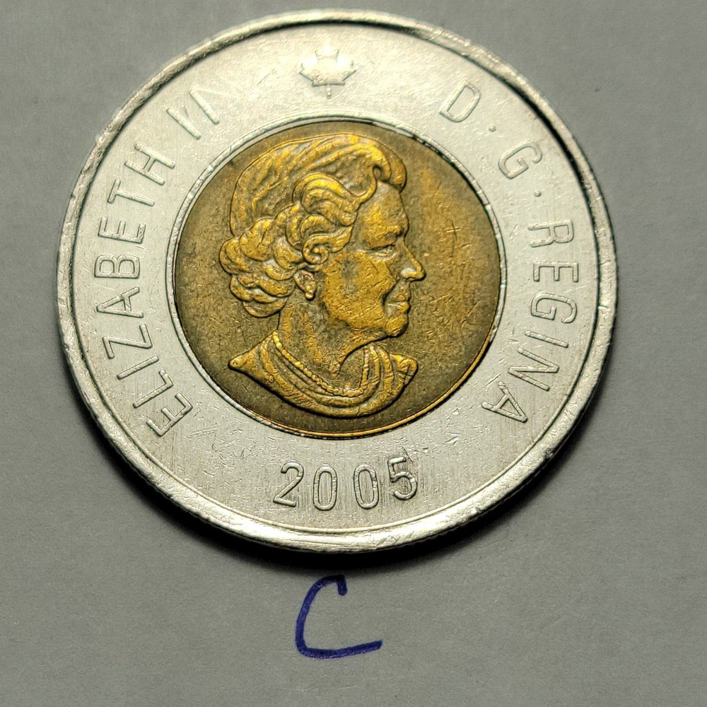 2005 CANADA  2 Dollar Toonie Coin  TC2