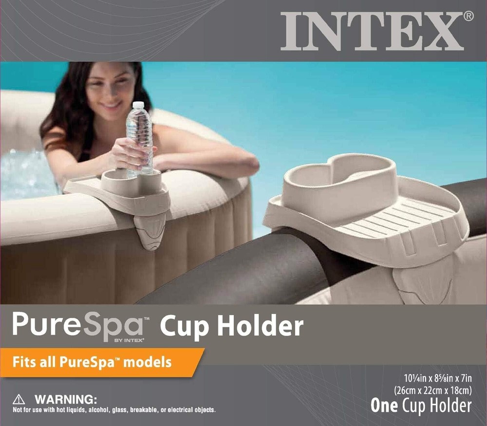 Intex PureSpa Cup Holder, 2 Standard Size Beverage Containers