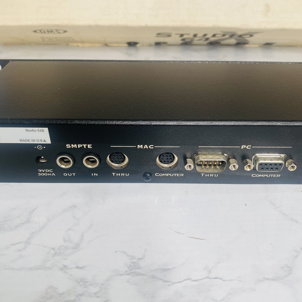 OPCODE STUDIO 64X 64-Channel Midi Interface Patchbay No Power Supply W/ Box