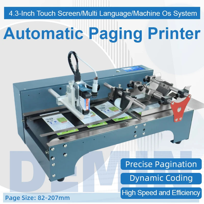 Mini online pagination inkjet printer prints expiration date, batch number