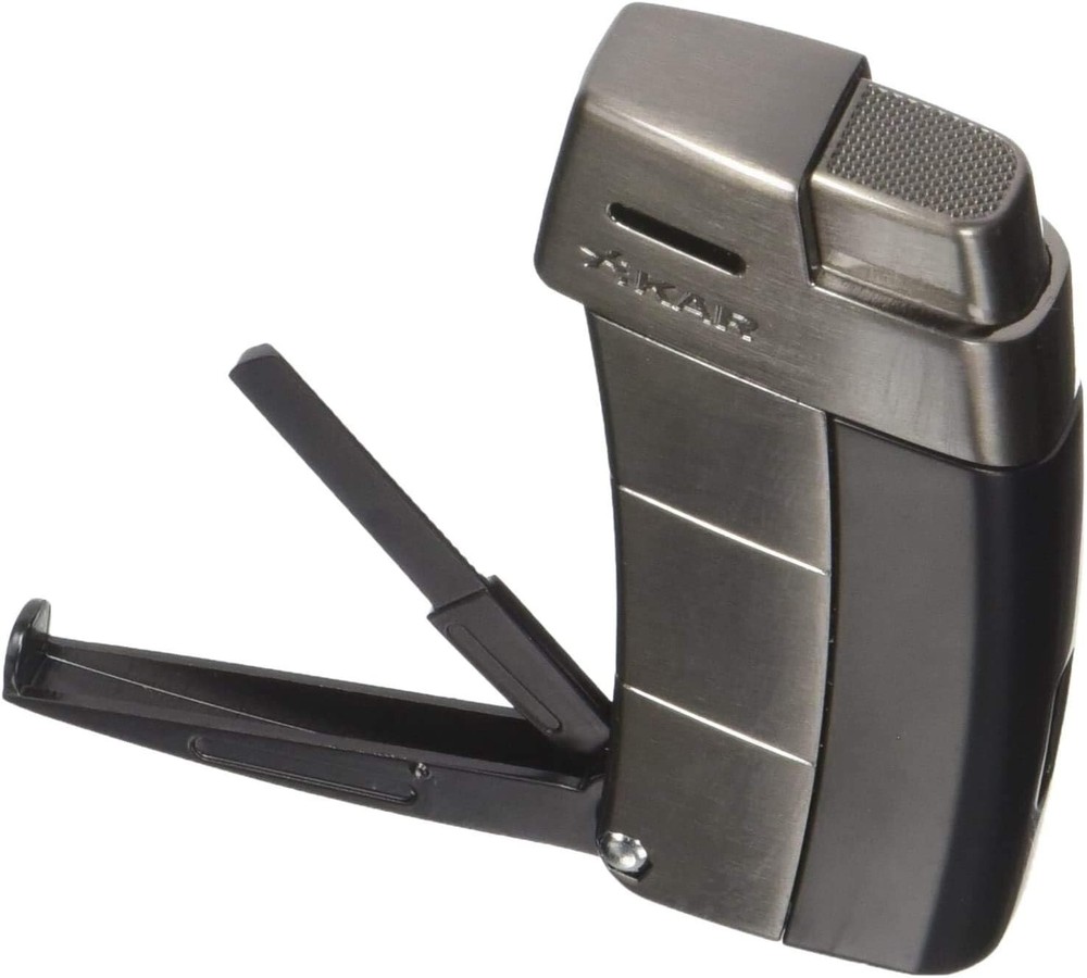 Xikar 9689BK Resource II Lighterwith Pipe Tools in Black