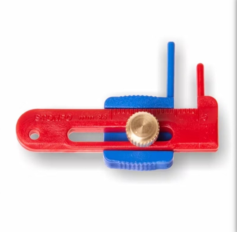 STONFO ADJUSTABLE LOOP TYER. CALIBRATION/TYER TOOL WITH INSTRUCTIONS