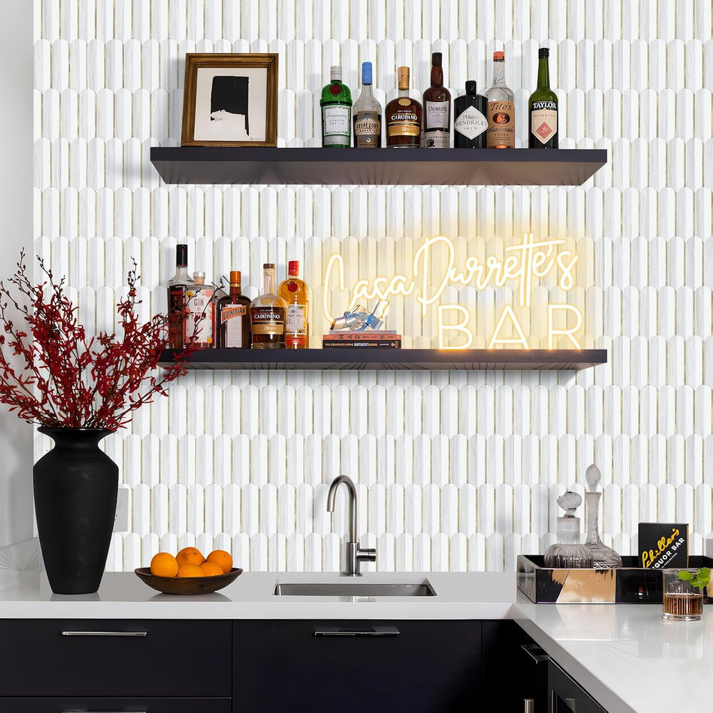 Peel and Stick Backsplash Seamless Tile,1-Sheet Stick on Backsplash for Kitchen,