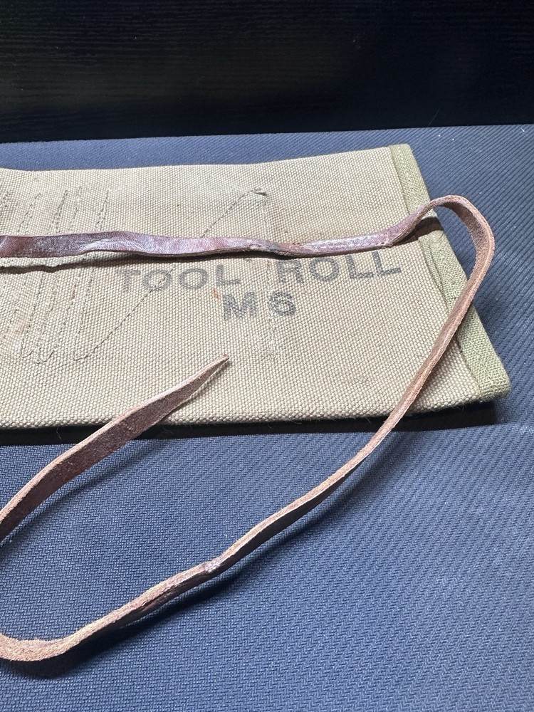 Vintage M-6 TOOL ROLL BAG (empty)